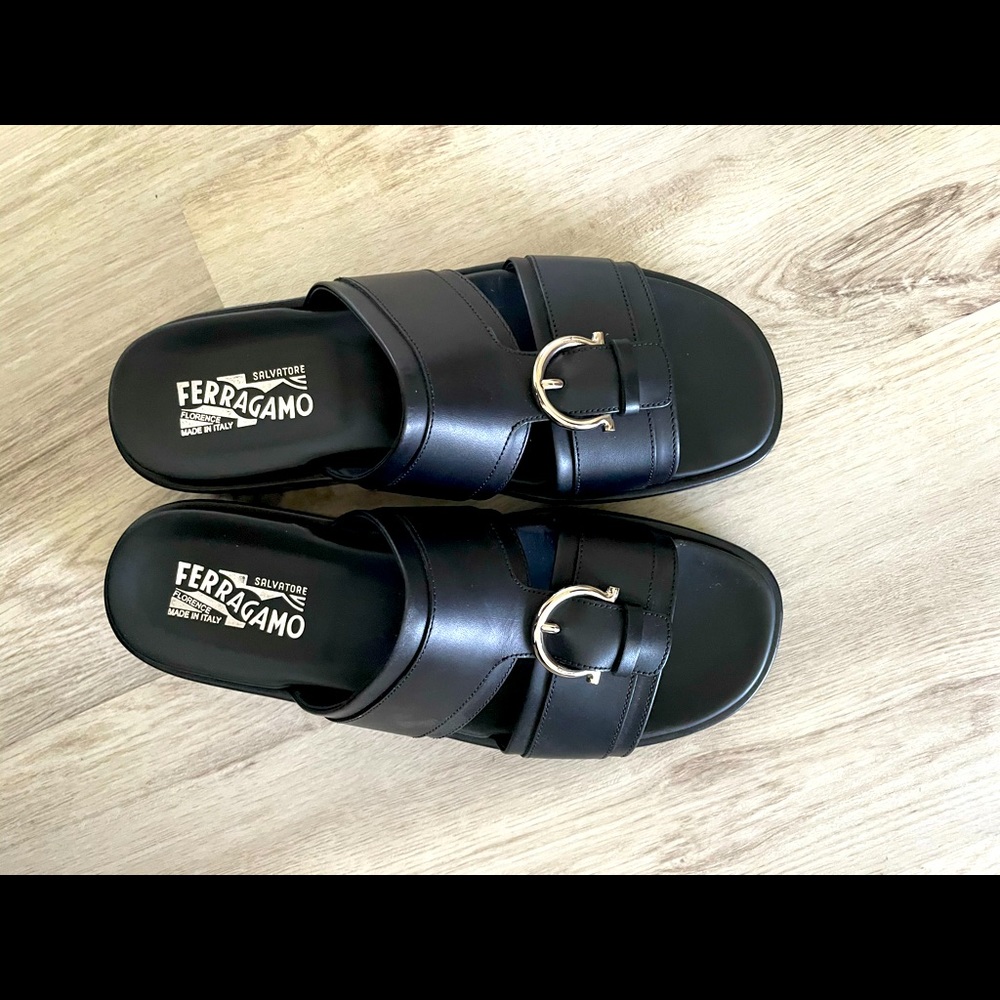 Salvatore Ferragamo Men’s Sandals in Black